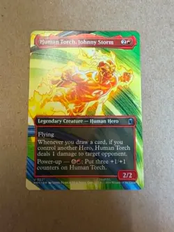 Human Torch, Johnny Storm Marvel Super Heroes Uncommon - Image 1