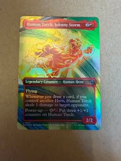 Human Torch, Johnny Storm Marvel Super Heroes Uncommon - Image 2