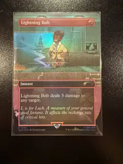 Lightning Bolt Secret Lair Drop Foil (1632) NM+ Unplayed Magic The Gathering MTG - Image 1