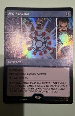 Arc Reactor (Borderless) Marvel Super Heroes Foil Mtg M/NM - Image 1