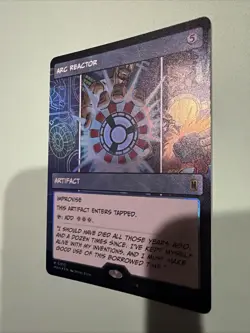 Arc Reactor (Borderless) Marvel Super Heroes Foil Mtg M/NM - Image 3