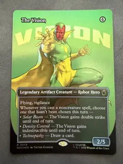 The Vision (Borderless) Marvel Super Heroes Foil - Image 1