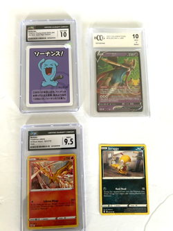 CGC Graded Pokemon card lot with extra 9.5 and 10 - Image 1