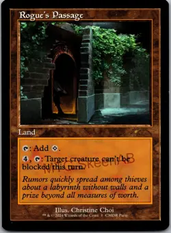 MTG SkeenAB Rogue's Passage RETRO FRAME from WPN. NM. - Image 1
