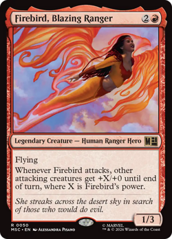Firebird, Blazing Ranger - 50 - MSC - Near Mint - MTG - Image 1