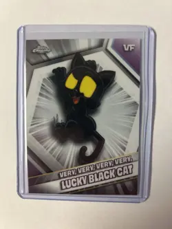 2026 Topps Veefriends Chrome Very Lucky Black Cat Base Card #55 - Image 1