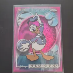 Topps 2026 Topps Chrome Disney 100 Donald Duck #99 Serial Numbered /250 - Image 1