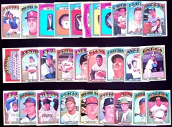 (354) dif 1972 Topps baseball lot (45% of set), ~EX, *SEWALL* - Image 2