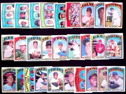 (354) dif 1972 Topps baseball lot (45% of set), ~EX, *SEWALL* - Image 3