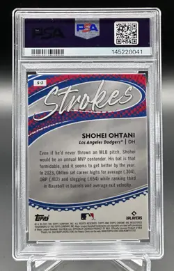 PSA GM 10 2024 Topps Chrome #S-2 Shohei Ohtani | Strokes - Insert - Image 2