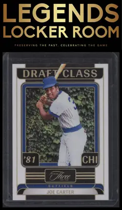 2024 Panini Three and Two #3 Joe Carter Draft Class Holo Gold #/10 - Image 1