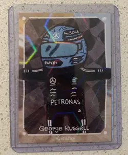 Gridlocks Pit Pals Vol. I Formula 1 George Russell Holo Custom Trading Card - Image 1