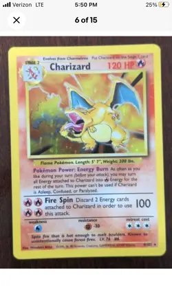 Charizard 4/102 Base Set Holo - Image 2