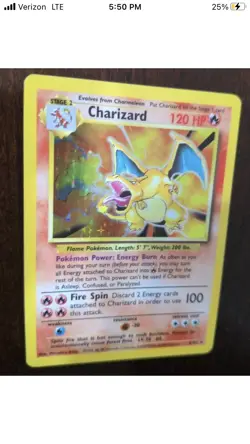 Charizard 4/102 Base Set Holo - Image 4