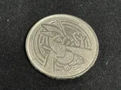Pokemon Lugia Metal Coin 2001 Wizards of the Coast WOTC Silver TCG Collectible - Image 1
