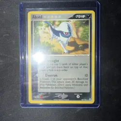 Absol 18/110 EXC Pokemon Cards Holon Phantoms Non-Holo Rare - Image 1