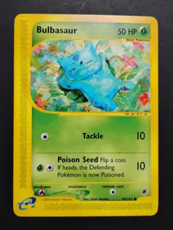 Bulbasaur 94/165 Expedition Non-Holo NM Vintage Pokemon Card 2002 - Image 1