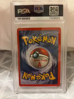 1999 Pokemon Game Rattata Trainer Deck A #61 PSA 8 NM Mint - Image 3