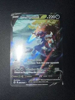 Hisuian Samurott V GG51/GG70 SWSH: Crown Zenith: Galarian Gallery Holo - Image 2