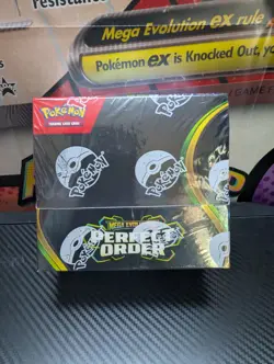 Pokemon Mega Evolution Perfect Order Booster Box Sealed - Image 1