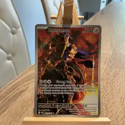 Zamazenta 201/182 Destined Rivals Illustration Rare Near Mint Pokemon Card TCG - Image 1
