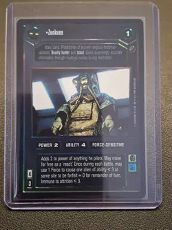 Star Wars CCG: Zuckuss Rare Foil + Free, Random 15-Card Bonus Pack - Image 3