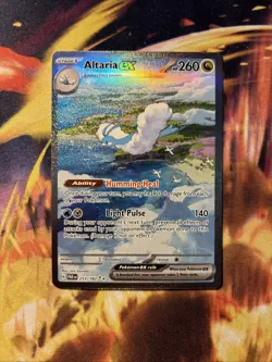 Pokemon TCG Altaria EX Paradox Rift Holo Card 253/182 - Image 1
