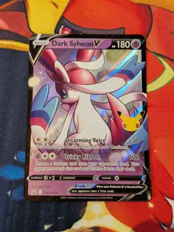 Dark Sylveon V SWSH134 Holo Promo Sword & Shield Promo Holo NM - Image 1