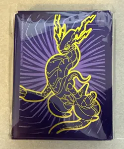 65 Ct Scarlet & Violet ETB Miraidon Pokemon Card Sleeves New Sealed - Image 1
