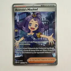 Acerola's Mischief 165/132 Pokemon Mega Evolution Full Art NM - Image 1