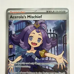 Acerola's Mischief 165/132 Pokemon Mega Evolution Full Art NM - Image 3