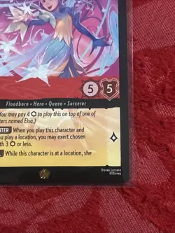 FOIL Disney Lorcana Winterspell - Elsa - Ice Artisan - 123/204 - Legendary FOIL - Image 5