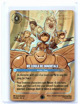 2024 Disney Lorcana—We Could Be Immortals #219/204 Azurite Sea—Enchanted Foil - Image 1