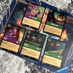 Disney Lorcana Reign of Jafar 5 Card Lot Kuzco Yzma Emperor's New Groove - Image 3