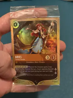 Ariel Curious Traveler Disney Lorcana Promo Wilds Unknown 43/P3 SEALED - Image 1