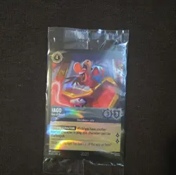 Disney Lorcana TCG Iago-Out of Reach 8/D23 Promo Foil Sealed - Image 1