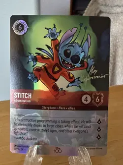 2023 Lorcana STITCH Abomination Disney100 Promo Holofoil #21/P1 (Alt. Art) - Image 3
