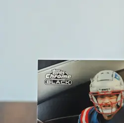 Drake Maye 2025 Topps Chrome Black Base #69 Patriots - Image 3