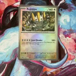 Pokemon TCG Regigigas Prismatic Evolutions 086/131 Pokeball Pattern - Image 1