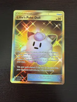 Lillie's Poke Doll - 267/236 - Pokemon Cosmic Eclipse Sun & Moon Secret NM/M - Image 1