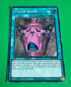 Yu-Gi-Oh! - Pot of Sloth - CORI-EN061 - Chaos Origins 1st Edition - Image 1