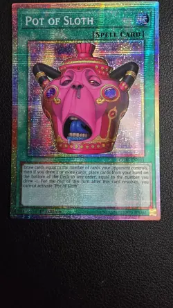 Yu-Gi-Oh TCG Pot Of Sloth Starlight Rare CORI EN061 Chaos Origins 1st Edition - Image 1