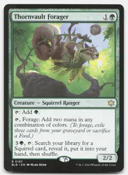 Thornvault Forager - NM Near Mint - BLB Bloomburrow # 197 - MTG Magic - Image 1