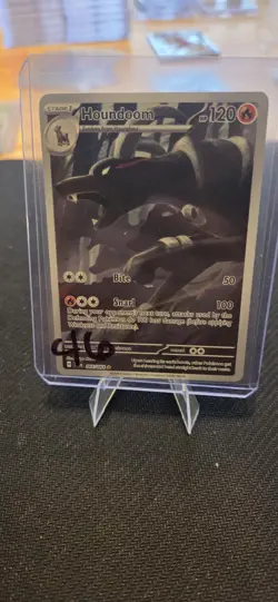 Pokemon TCG Houndoom 066/064 Sv: Shrouded Fable Holo Card Illustration Rare - Image 1