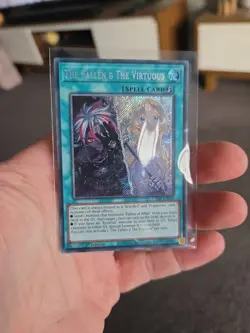 Yu-Gi-Oh! TCG The Fallen And The Virtuous, 1st Edition, Secret Rare Popular Card - Image 1