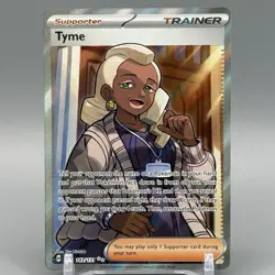 Tyme - 143/131 Pokemon Prismatic Evolutions Full Art Trainer Ultra Rare Card NM - Image 1