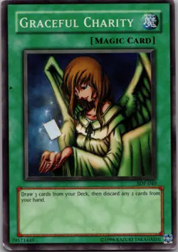 Graceful Charity SDP-040 Super Rare Starter Deck: Pegasus Yu-Gi-Oh Unlimited MP - Image 1