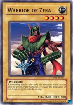 1x (P) Warrior of Zera - DR2-EN114 - Common - Unlimited Edition YuGiOh - Image 1