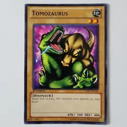 Tomozaurus - LCJW-EN144 - LP - Common - 1st ed - Yugioh - Image 1