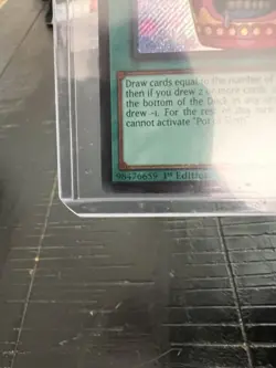 Konami Yu-Gi-Oh! TCG Pot of Sloth CP01-EN001 Champion Pack Holo Super Rare - Image 4
